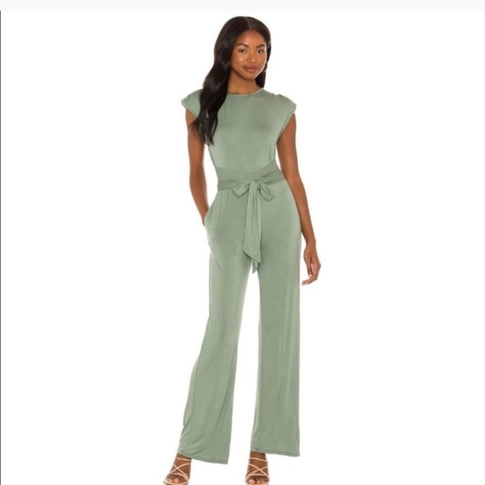 NWT NBD Small Eloise Jumpsuit in Sage
